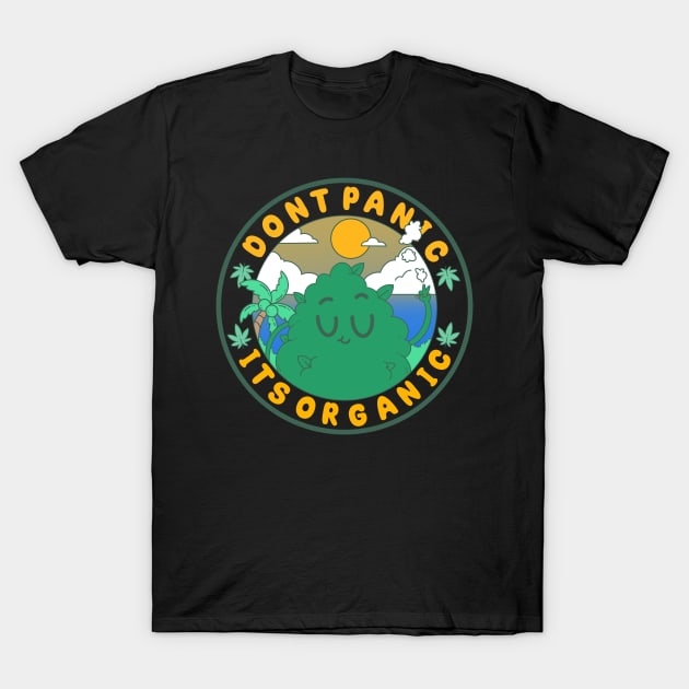 Dont Panic its Organic T-Shirt by Artthree Studio